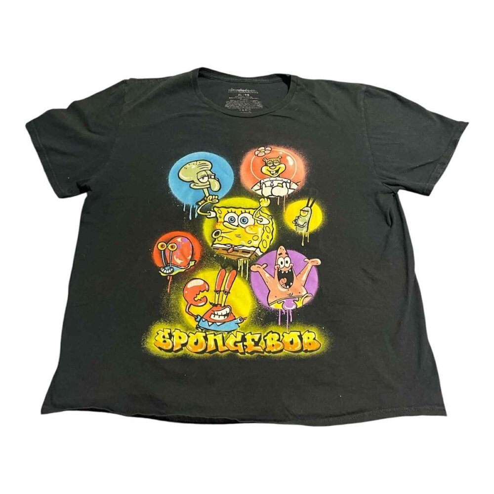 SpongeBob SquarePants Shirt Mens XL Nickelodeon Patrick Squidward Krabs Sandy